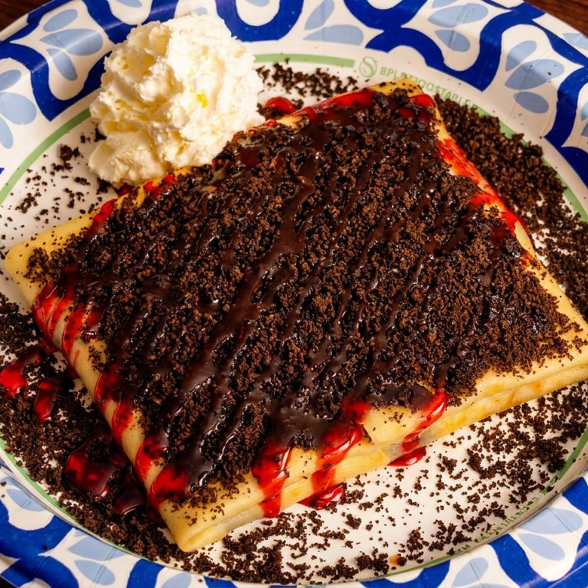 Every crepe, folded fresh in front of you