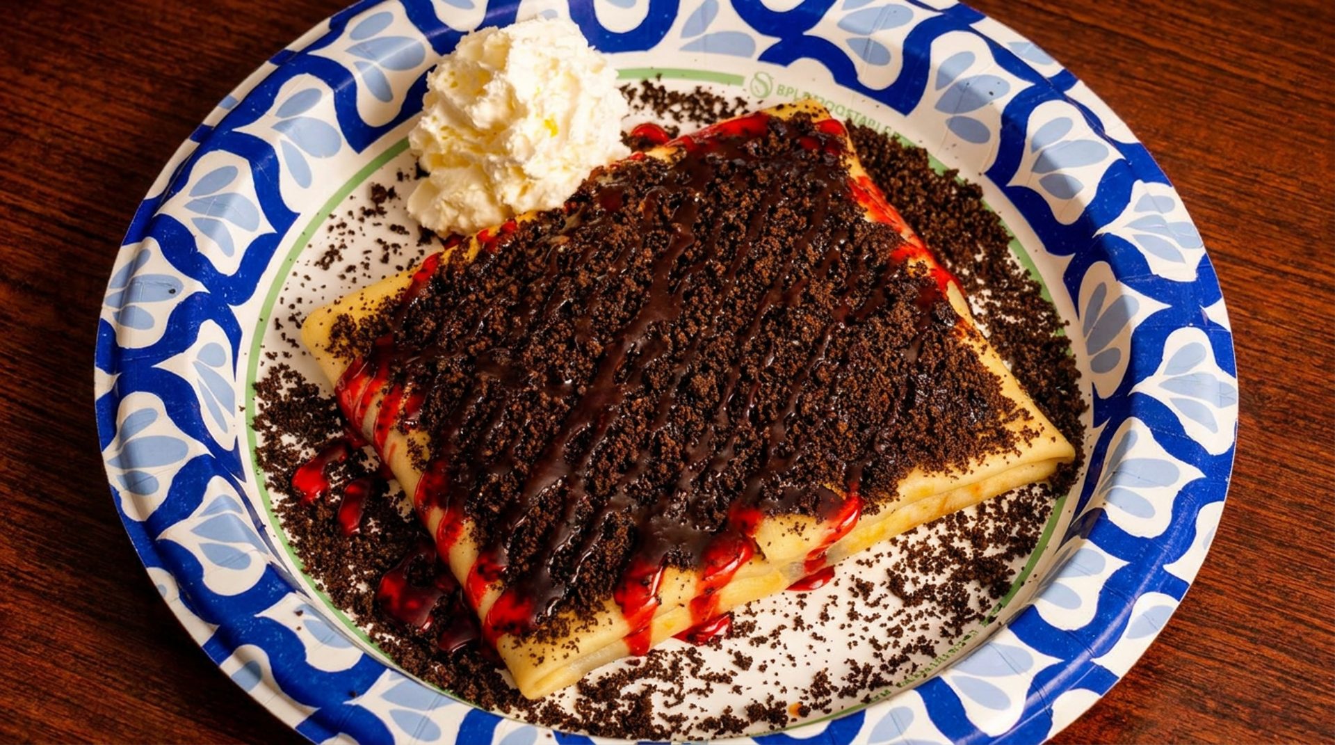 Every crepe, folded fresh in front of you