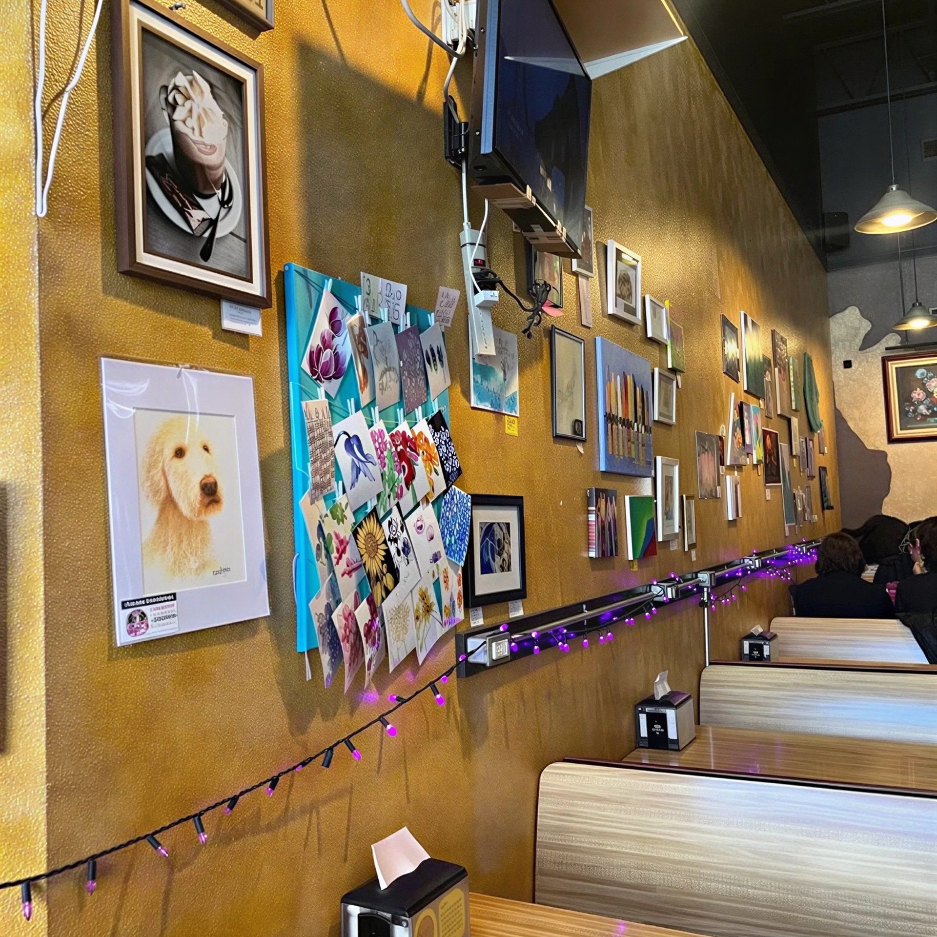 The walls tell a story too
