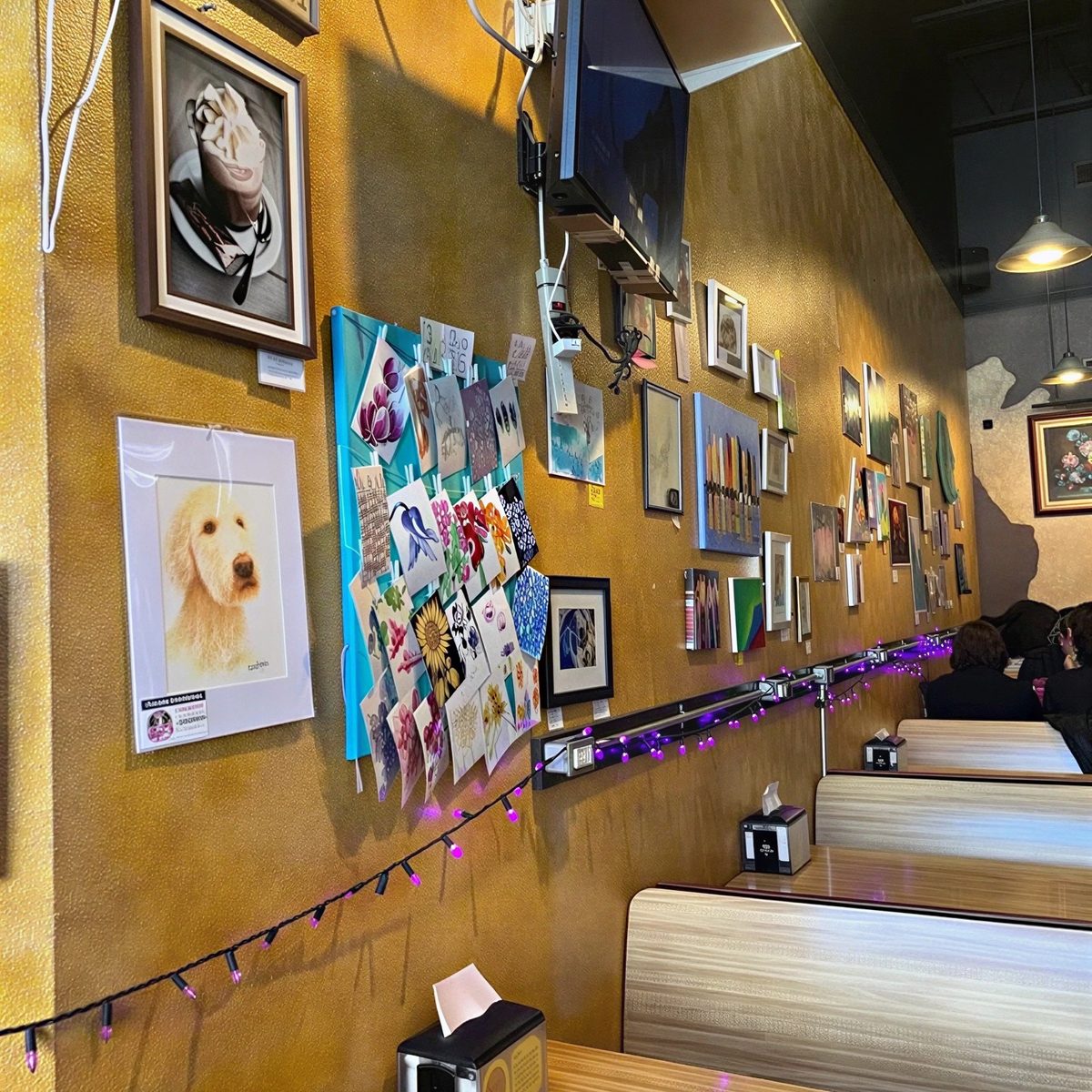 The walls tell a story too