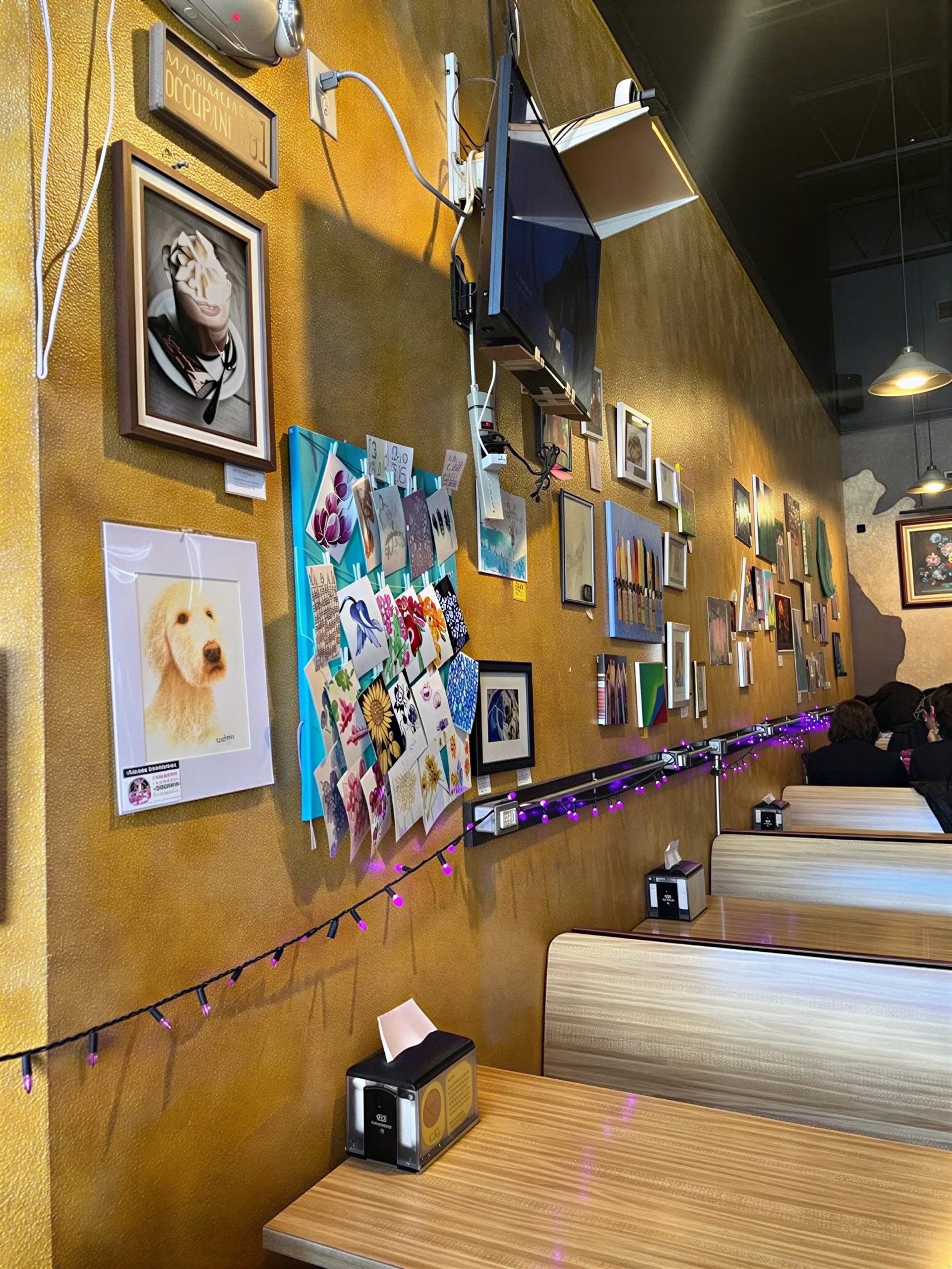 The walls tell a story too
