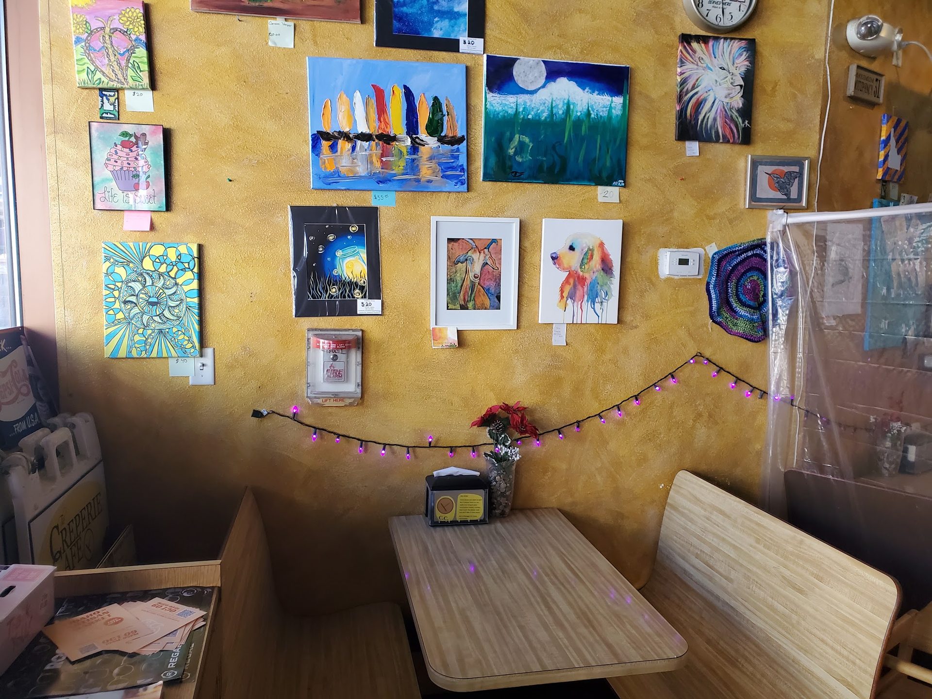 Local art on every wall