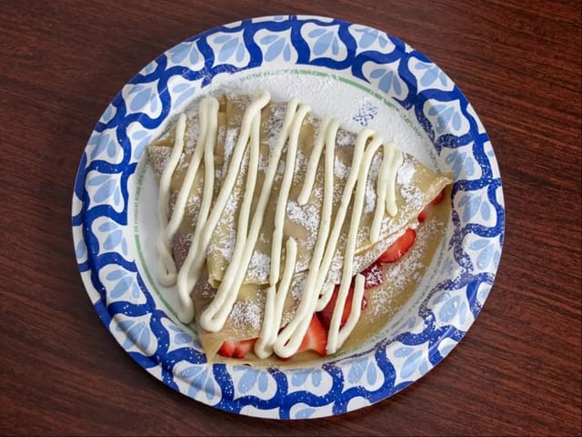 Strawberry Blintz.